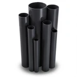 مواسير UPVC قطر خارجي 250 مم سمك 6.1 مم لون أسود