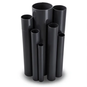 مواسير UPVC قطر خارجي 250 مم سمك 6.1 مم لون أسود