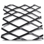 Hot Rolled Steel Expanded Metal Mesh 2.8 mm Thick 1.22x2 m Black
