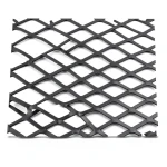Hot Rolled Black Steel Expanded Metal Mesh Thickness 5.8 mm Width 1.22 m Length 3 m