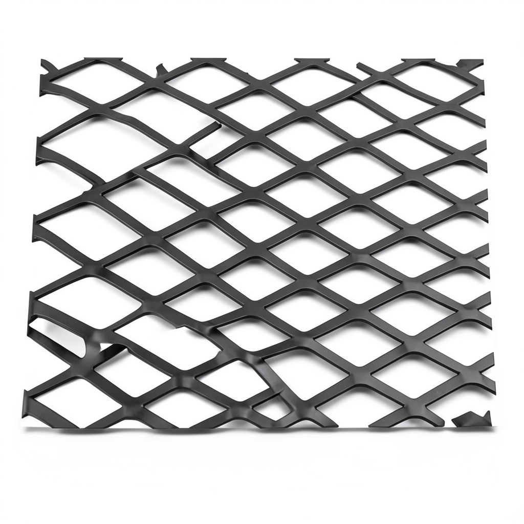 Hot Rolled Black Steel Expanded Metal Mesh Thickness 5.8 mm Width 1.22 m Length 3 m