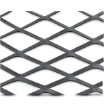 Hot Rolled Black Steel Expanded Metal Mesh Thickness 3 mm Width 1.22 m Length 1 m