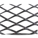 Hot Rolled Black Steel Expanded Metal Mesh Thickness 4.8 mm Width 1.22 m Length 1 m
