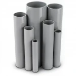UPVC Pipes Modern Technology Nominal Pressure 12 Bar Outside Diameter 140.4 mm Thickness 8.4 mm Gray Colour