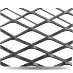 Hot Rolled Black Steel Expanded Metal Mesh Thickness 2.8 mm Width 1.22 m Length 4 m