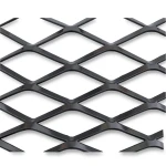 Hot Rolled Black Steel Expanded Metal Mesh Thickness 6 mm Width 1.22 m Length 1 m