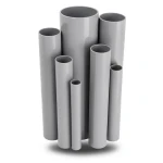 مواسير UPVC قطر خارجي 160 مم سمك 4.1 مم لون رمادي
