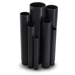 مواسير UPVC قطر خارجي 160 مم سمك 4.1 مم لون أسود