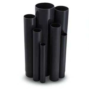 مواسير UPVC قطر خارجي 160 مم سمك 4.1 مم لون أسود