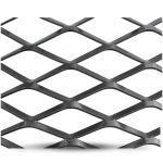 Bait Al Tatawor Hot Rolled Black Steel Expanded Metal Mesh 3mm Thickness 1.22m Width 2m Length