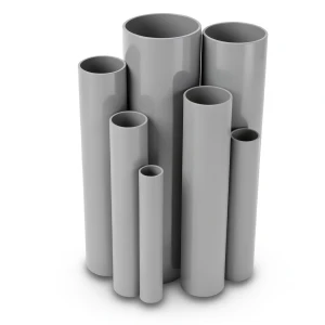 مواسير UPVC قطر خارجي 110 مم سمك 3.2 مم لون رمادي