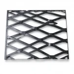 Hot Rolled (Black) Steel Expanded Metal Mesh  Bahri Thickness 1.2 mm Width 2.44  meter Length 1 meter | Bait Al Tatawor Company
