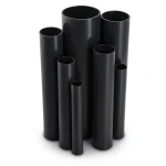 مواسير UPVC قطر خارجي 160 مم سمك 3.3 مم لون أسود