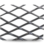Hot Rolled Black Steel Expanded Metal Mesh Thickness 5.8 mm Width 1.22 m Length 3 m