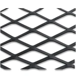 Hot Rolled Black Steel Expanded Metal Mesh Thickness 4.8 mm Width 1.22 M Length 2 M
