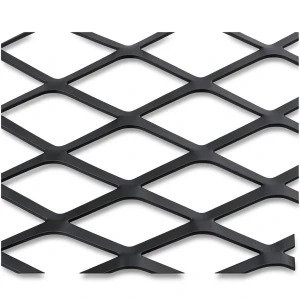 Hot Rolled Black Steel Expanded Metal Mesh Thickness 4.8 mm Width 1.22 M Length 2 M