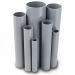 UPVC Pipes Modern Technology Nominal Pressure 6 Bar Outside Diameter 140.4 mm Thickness 4.4 mm Gray Colour