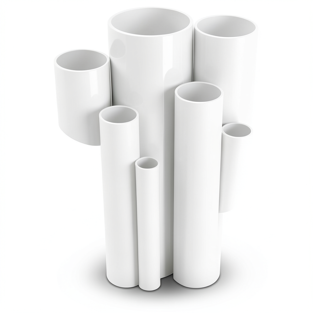 UPVC Pipes Nominal Pressure 12 Bar Outside Diameter 33.7 mm Thickness 2.0 mm White