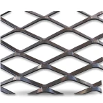 Hot Rolled Black Steel Expanded Metal Mesh Thickness 2.8 mm Width 1.22 m Length 4 m