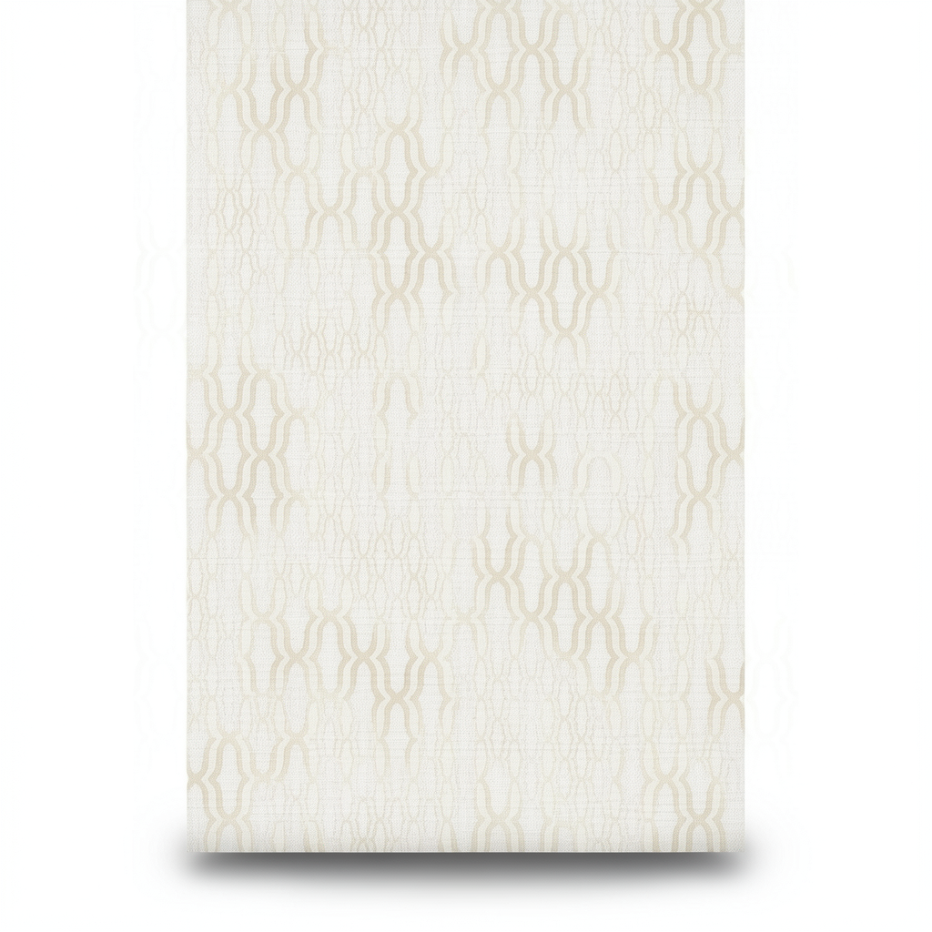 German Patterned Wall Covering 10m x 0.53m Light Beige, Model 1025901