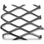 Hot Rolled Black Steel Expanded Metal Mesh Thickness 3 mm Width 1.22 m Length 3 m