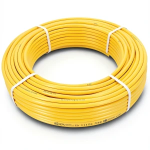 أنابيب HDPE PE 80 ضغط 8 بار قطر خارجي 110 مم سمك 6.6 مم لون أصفر | نيبروبلاست