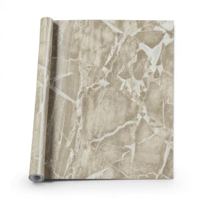 Marble Wall Decoration Dark Beige, 10m x 1.06m, Model 84605