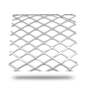 Hot Rolled Steel Expanded Metal Mesh Thickness 3.8 mm Width 1.22 m Length 4 m