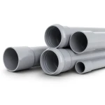 أنابيب UPVC جدول 80 مقاس ¼ 1 إنش سمك 4.9 مم لون رمادي