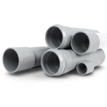 أنابيب UPVC بلاسكو جدول 80 مقاس 1½ إنش سمك 5.1 مم لون رمادي