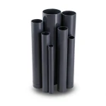 مواسير UPVC ضغط اسمي 12 بار قطر خارجي 33.7 مم سمك 2.0 مم لون اسود