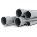 UPVC Pipes Plasco Schedule 80 Size 1½ inch Thickness 5.1 mm Gray