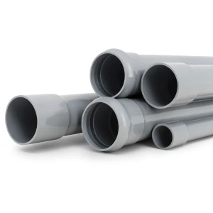 أنابيب UPVC بلاسكو جدول 80 مقاس 1½ إنش سمك 5.1 مم لون رمادي