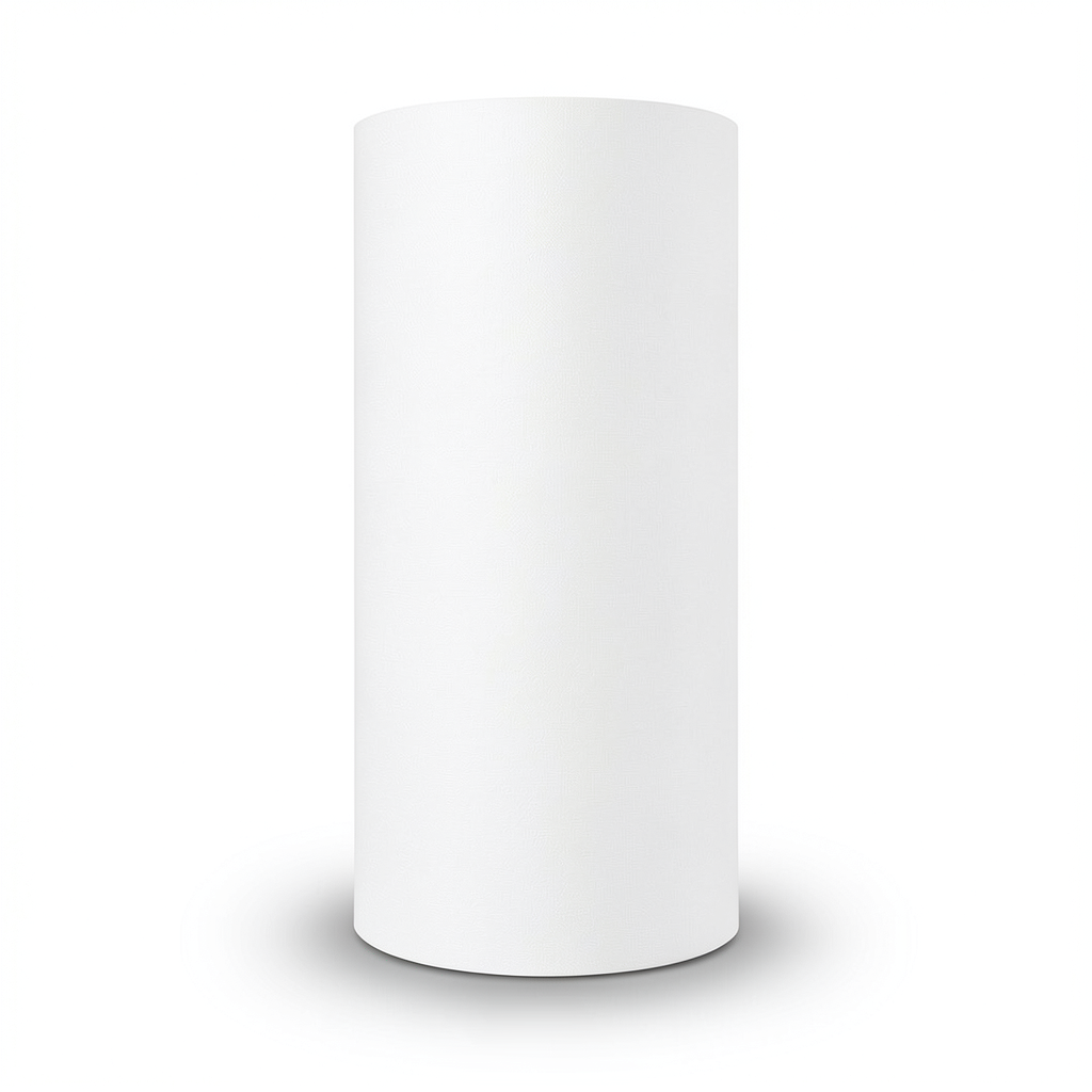 German Wallpaper 10m x 0.53m White Color, Model 10080-01