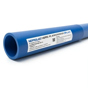 Neproplast HDPE Pipes PE 80 Pressure 12.5 Bar Outside Diameter 450 mm Thickness 40.9 mm Blue | NEPROPLAST