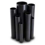 مواسير UPVC ضغط 24 بار قطر خارجي 33.4 مم سمك 3.4 مم لون اسود