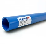 مواسير HDPE نيبروبلاست PE 80 ضغط 10 بار قطر خارجي 280 مم سمك 20.6 مم لون أزرق   