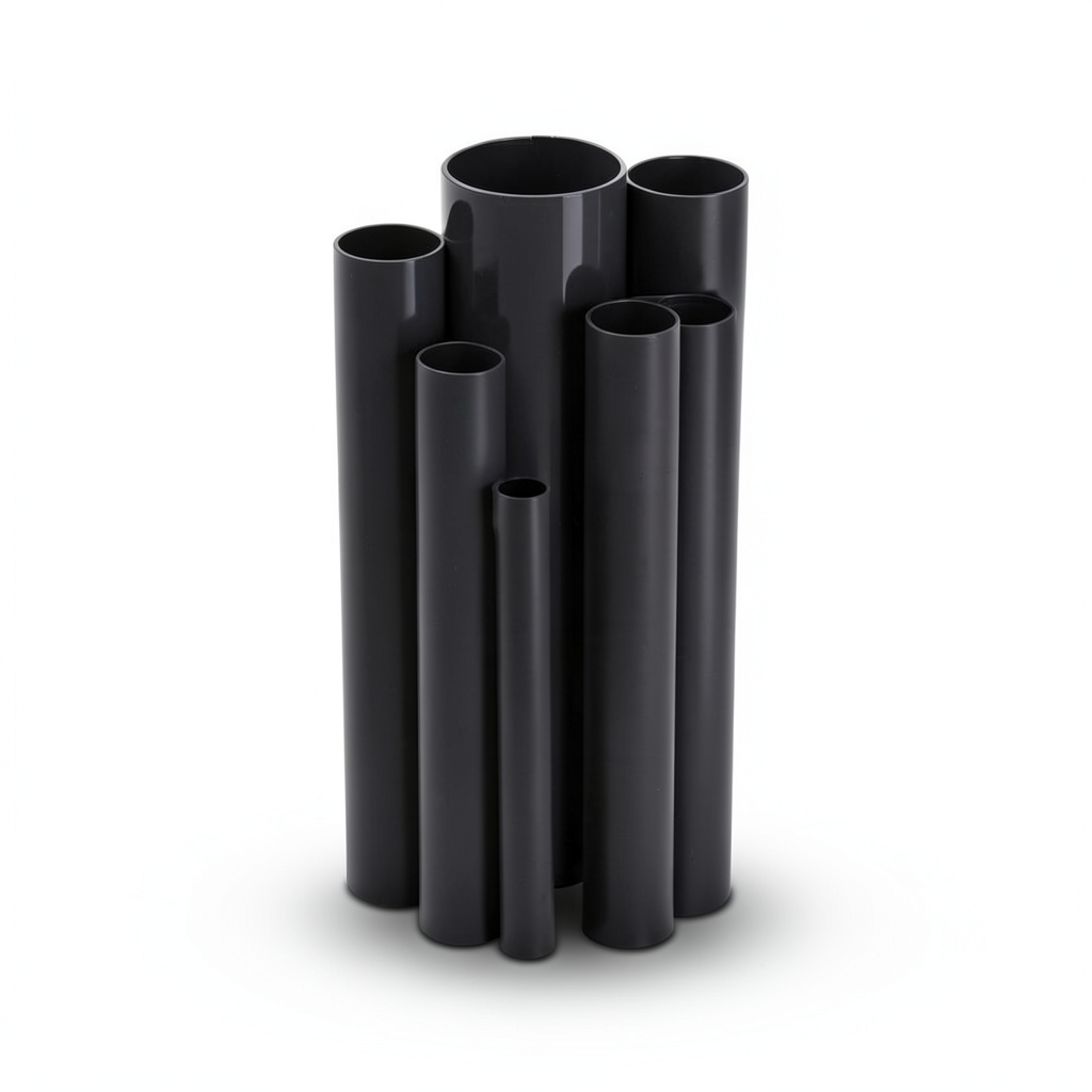 UPVC Pipes Nominal Pressure 33 Bar Outside Diameter 33.4 mm Thickness 4.5 mm Black