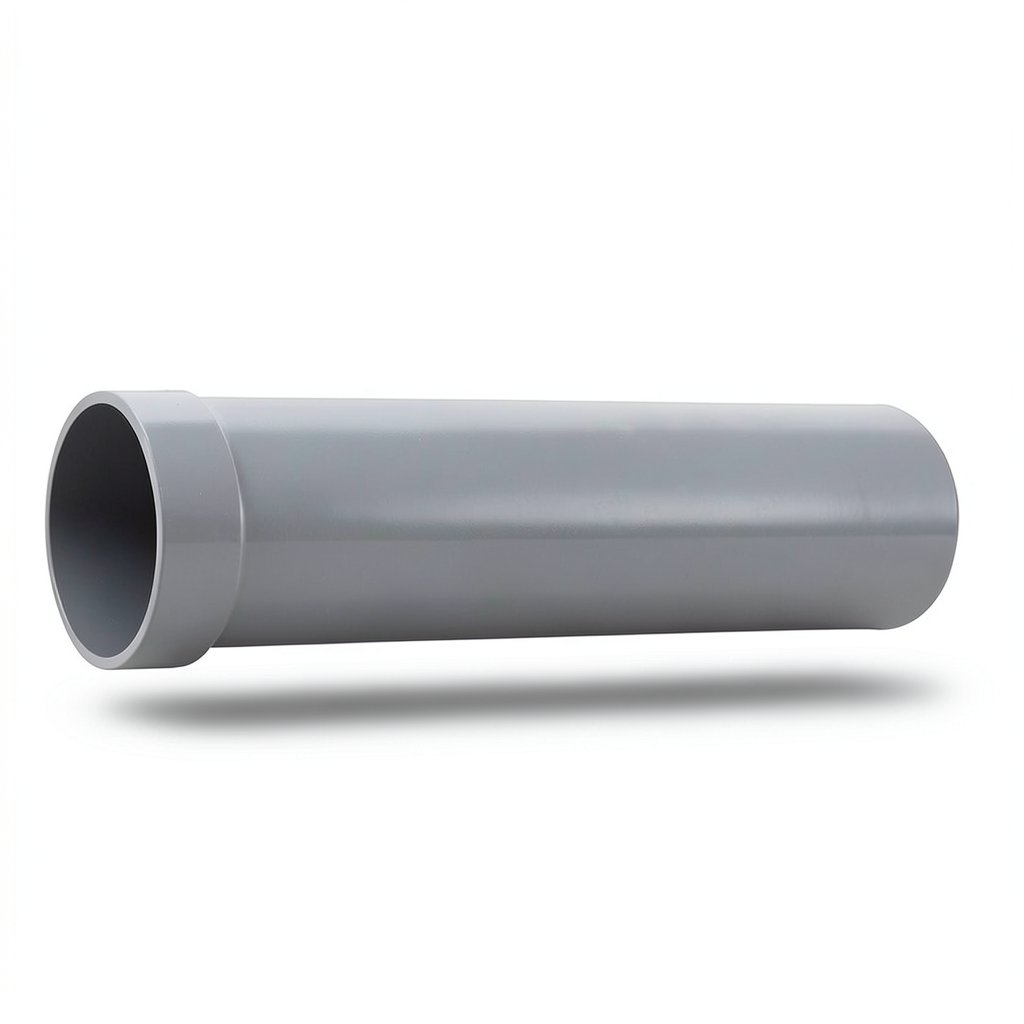 أنابيب UPVC جدول 80 مقاس ¼ 1 إنش سمك 4.9 مم لون رمادي