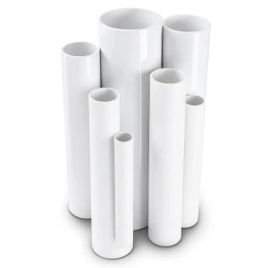 مواسير UPVC ضغط 33 بار قطر خارجي 33.7 مم سمك 5.2 مم لون أبيض
