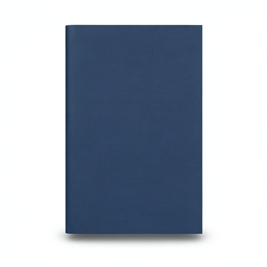 German Plain Wallpaper 10m x 0.53m Dark Blue, Model 1026208