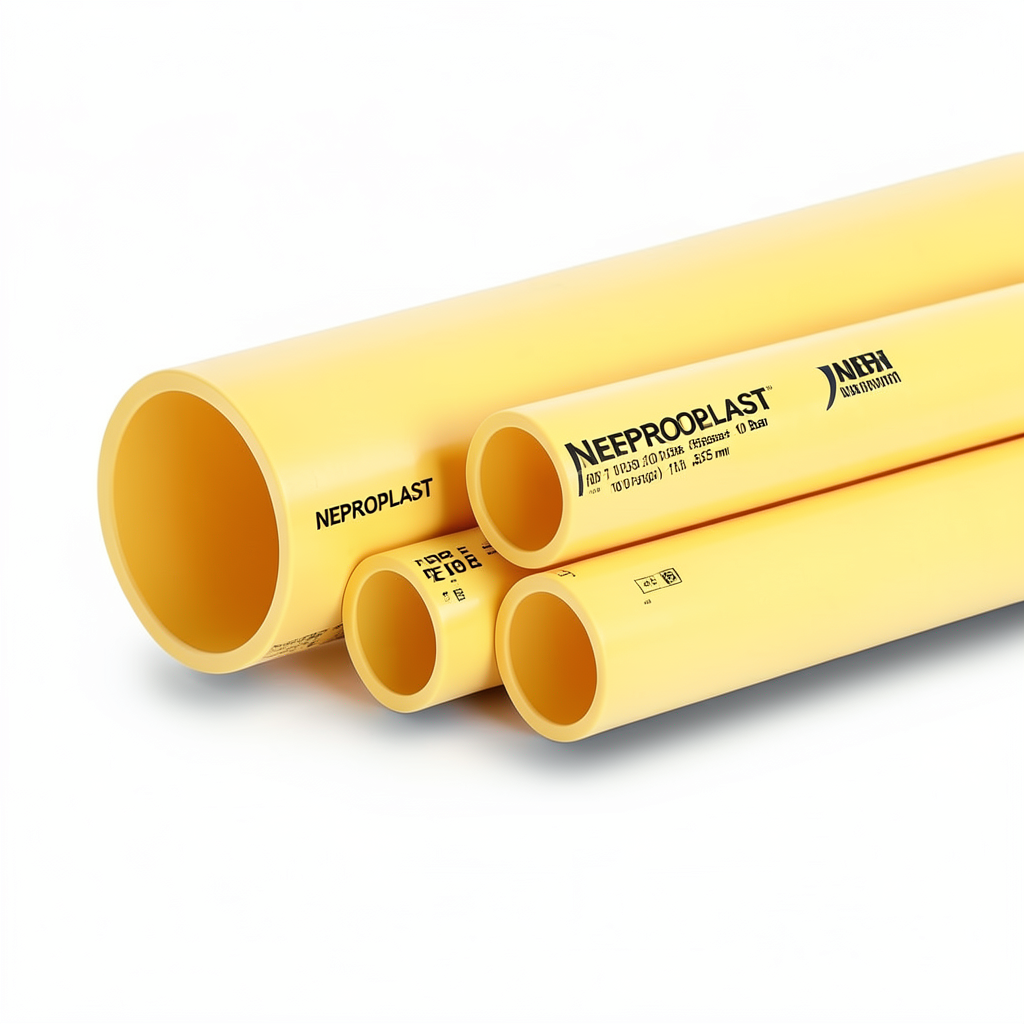 مواسير HDPE PE 100 ضغط 10 بار قطر خارجي 355 مم سمك 21.1 مم لون أصفر | نيبروبلاست