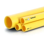 HDPE Pipes PE 100 Pressure 10 Bar Outside Diameter 450 mm Thickness 26.7 mm Yellow | NEPROPLAST