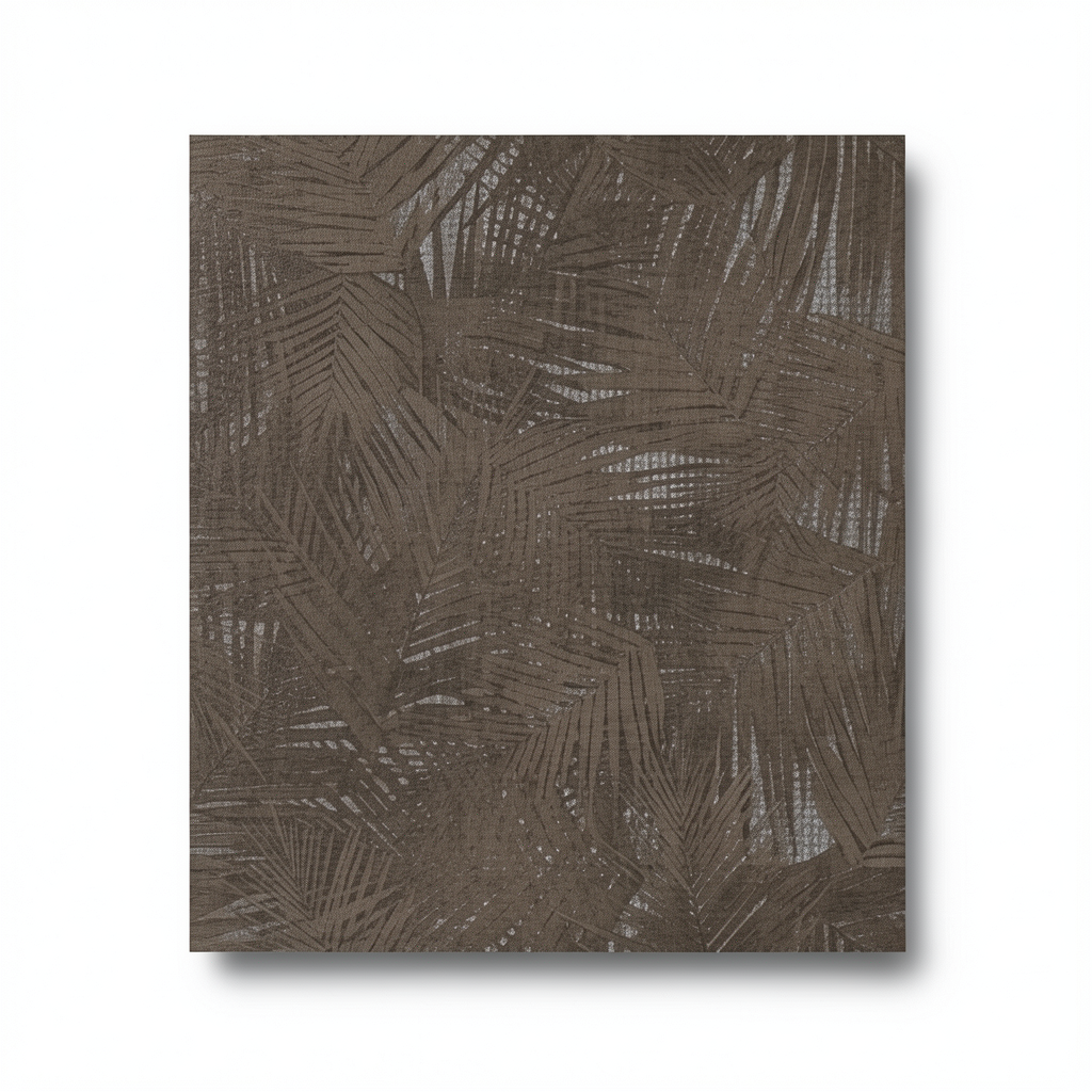 Italian Wallpaper 10m x 0.73m Dark Brown, Model 44862