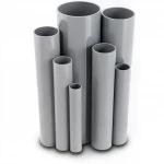 UPVC Pipes Modern Technology  Nominal Pressure 9 Bar Outside Diameter 168 mm Thickness 6.6 mm Gray Colour