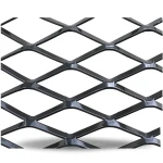 Hot Rolled (Black) Steel Expanded Metal Mesh Thickness 2.8 mm Width 1.22 m Length 5 m