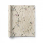 Italian wall decoration, size 10m x 0.73m, beige color, model 4231