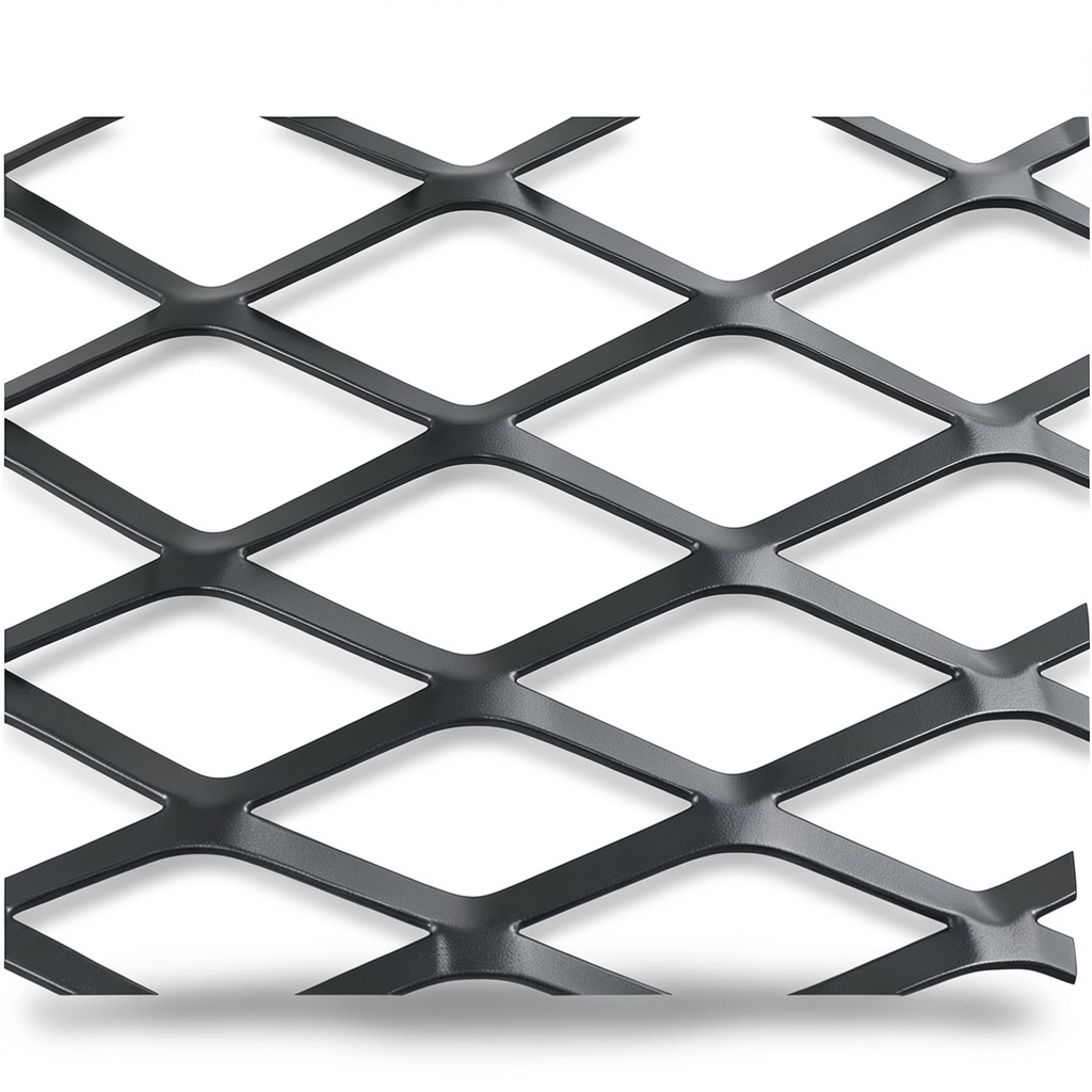 Hot Rolled Steel Expanded Metal Mesh 3 mm Thickness 1.22 m Width 5 m Length