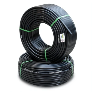أنابيب HDPE PE 80 ضغط 8 بار قطر خارجي 90 مم سمك 5.4 مم لون اسود | نيبروبلاست