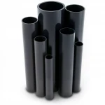 مواسير UPVC التقنية العصرية  قطر خارجى   140.4 مم سمك 3.1 مم لون اسود